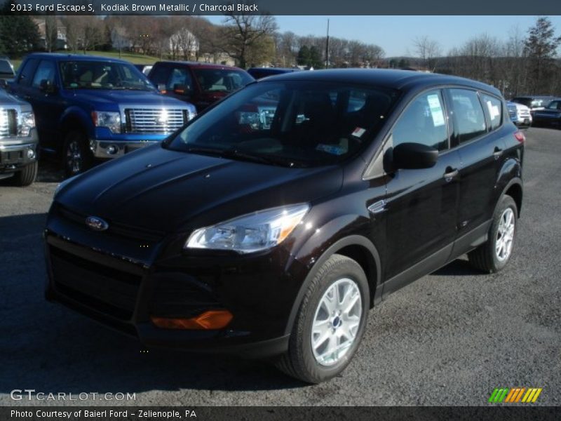 Kodiak Brown Metallic / Charcoal Black 2013 Ford Escape S