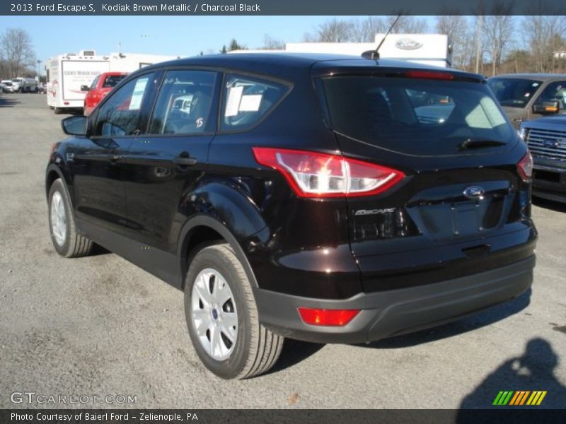 Kodiak Brown Metallic / Charcoal Black 2013 Ford Escape S