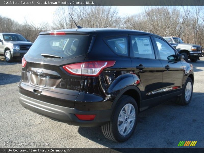 Kodiak Brown Metallic / Charcoal Black 2013 Ford Escape S