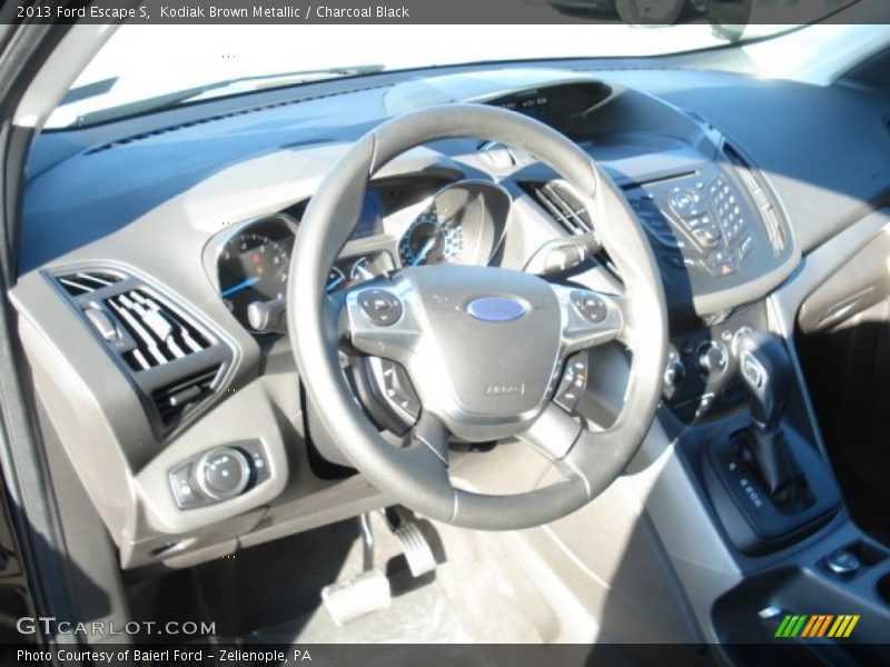Kodiak Brown Metallic / Charcoal Black 2013 Ford Escape S