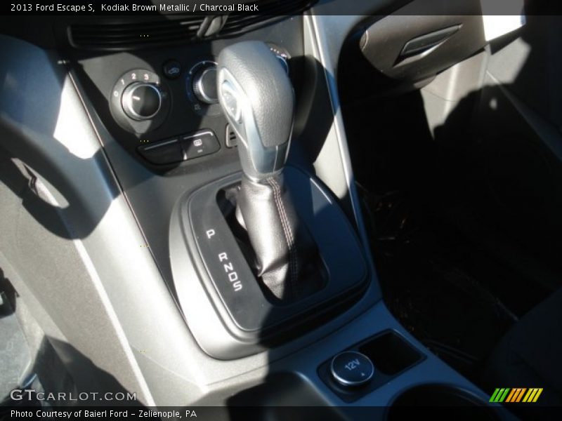 Kodiak Brown Metallic / Charcoal Black 2013 Ford Escape S