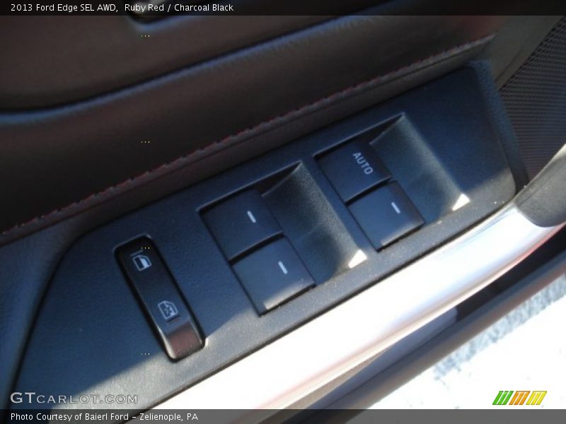 Ruby Red / Charcoal Black 2013 Ford Edge SEL AWD