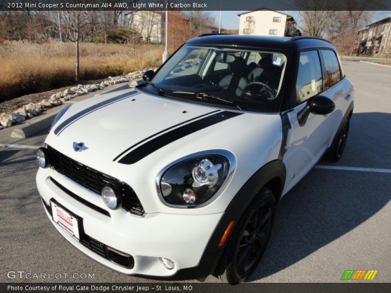 Light White / Carbon Black 2012 Mini Cooper S Countryman All4 AWD