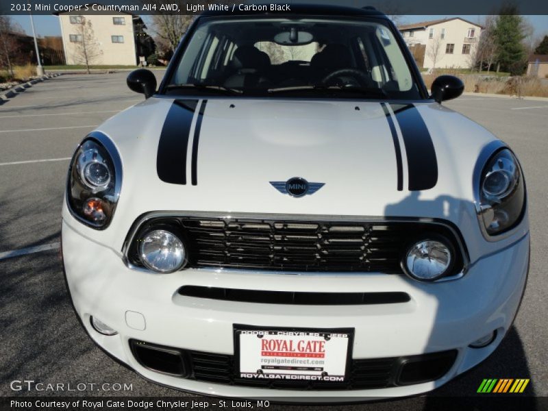 Light White / Carbon Black 2012 Mini Cooper S Countryman All4 AWD