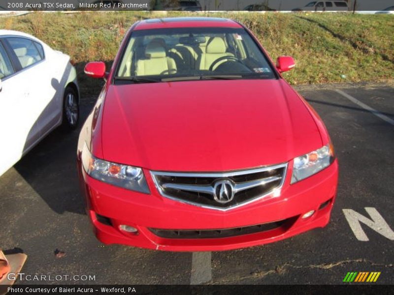 Milano Red / Parchment 2008 Acura TSX Sedan