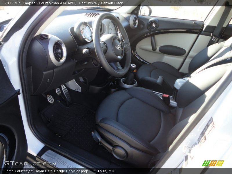  2012 Cooper S Countryman All4 AWD Carbon Black Interior