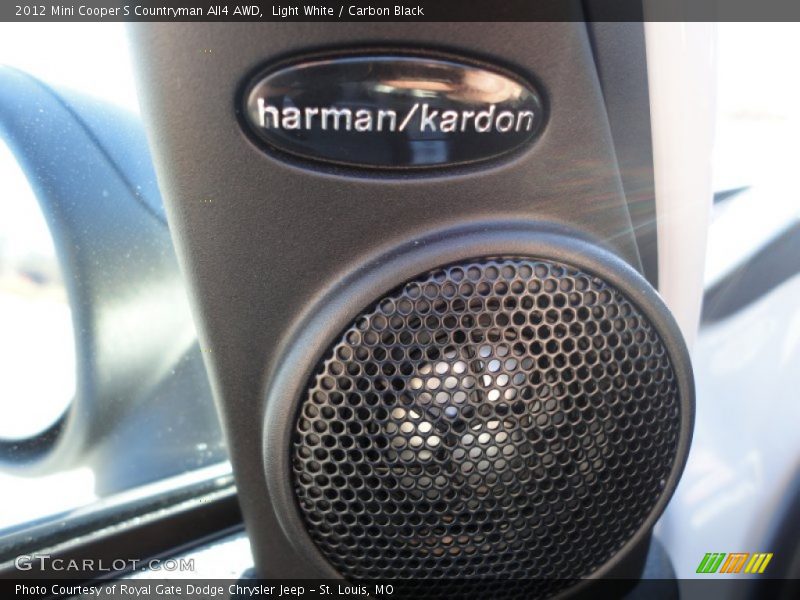 Light White / Carbon Black 2012 Mini Cooper S Countryman All4 AWD