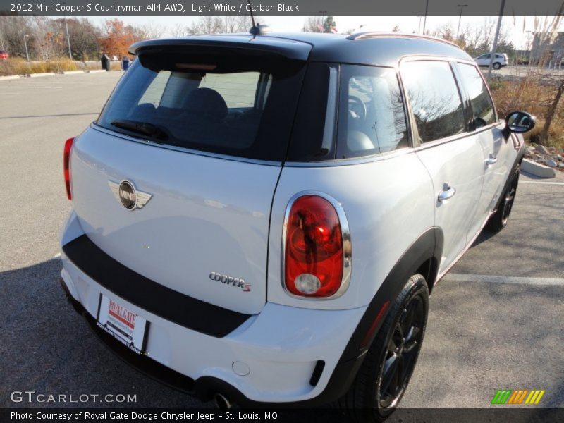 Light White / Carbon Black 2012 Mini Cooper S Countryman All4 AWD