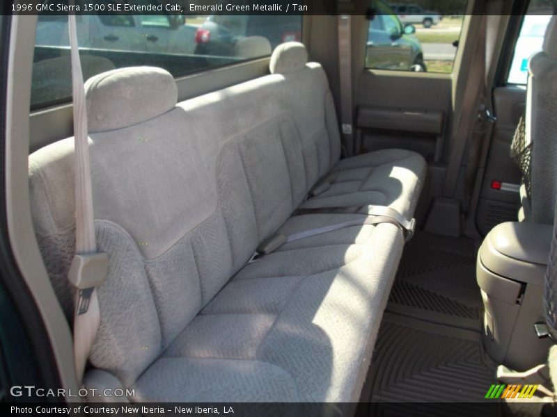 Emerald Green Metallic / Tan 1996 GMC Sierra 1500 SLE Extended Cab