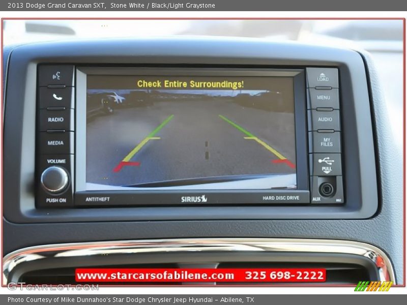 Stone White / Black/Light Graystone 2013 Dodge Grand Caravan SXT