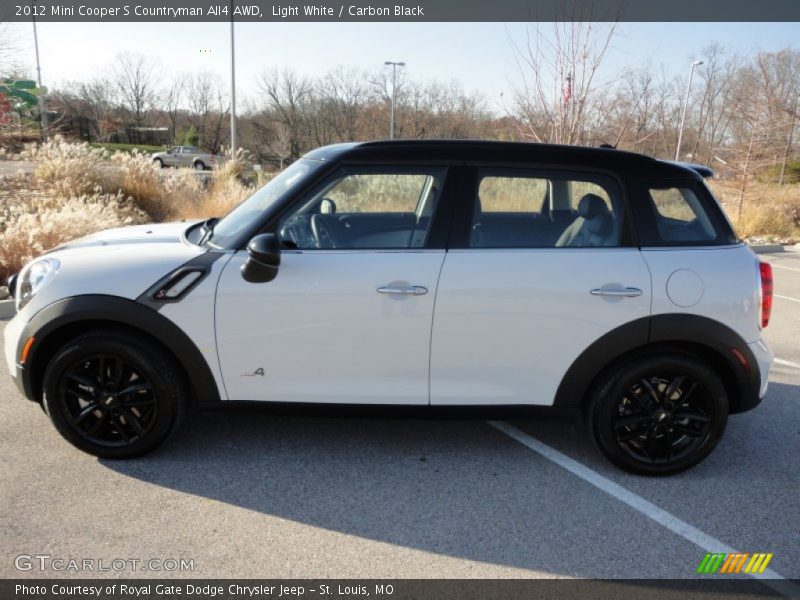 Light White / Carbon Black 2012 Mini Cooper S Countryman All4 AWD