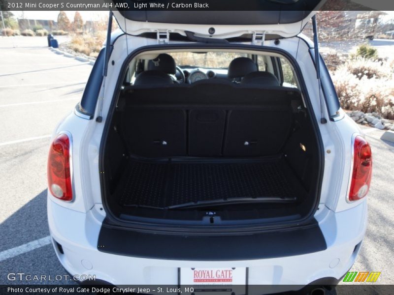 Light White / Carbon Black 2012 Mini Cooper S Countryman All4 AWD