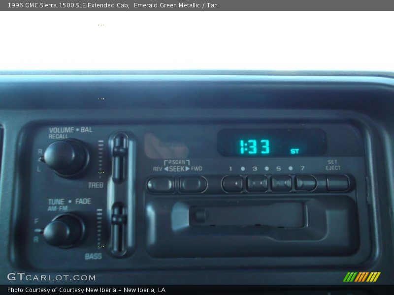 Emerald Green Metallic / Tan 1996 GMC Sierra 1500 SLE Extended Cab