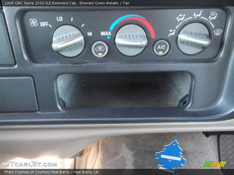 Emerald Green Metallic / Tan 1996 GMC Sierra 1500 SLE Extended Cab