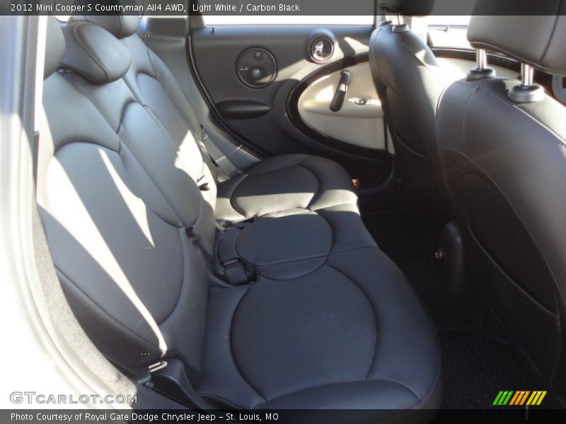 Light White / Carbon Black 2012 Mini Cooper S Countryman All4 AWD