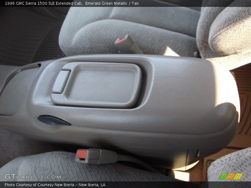 Emerald Green Metallic / Tan 1996 GMC Sierra 1500 SLE Extended Cab
