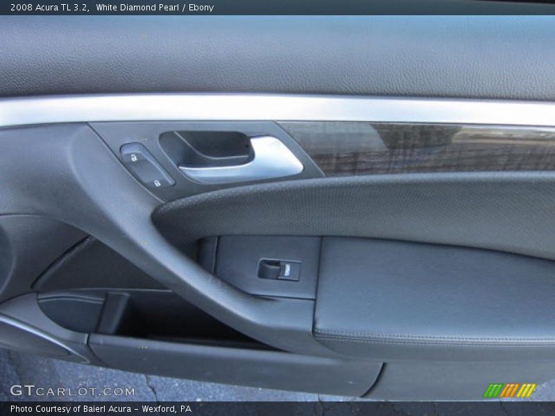 White Diamond Pearl / Ebony 2008 Acura TL 3.2
