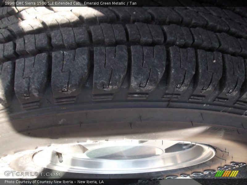 Emerald Green Metallic / Tan 1996 GMC Sierra 1500 SLE Extended Cab