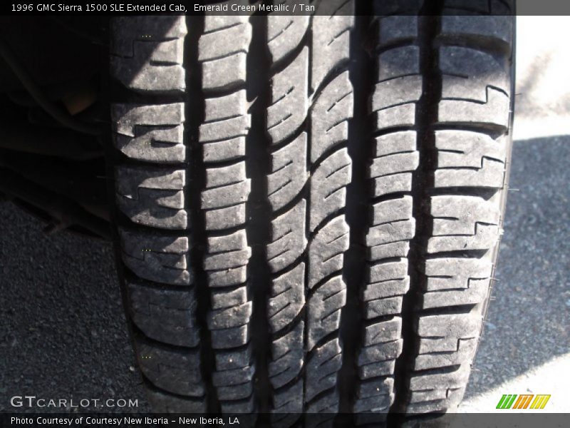 Emerald Green Metallic / Tan 1996 GMC Sierra 1500 SLE Extended Cab