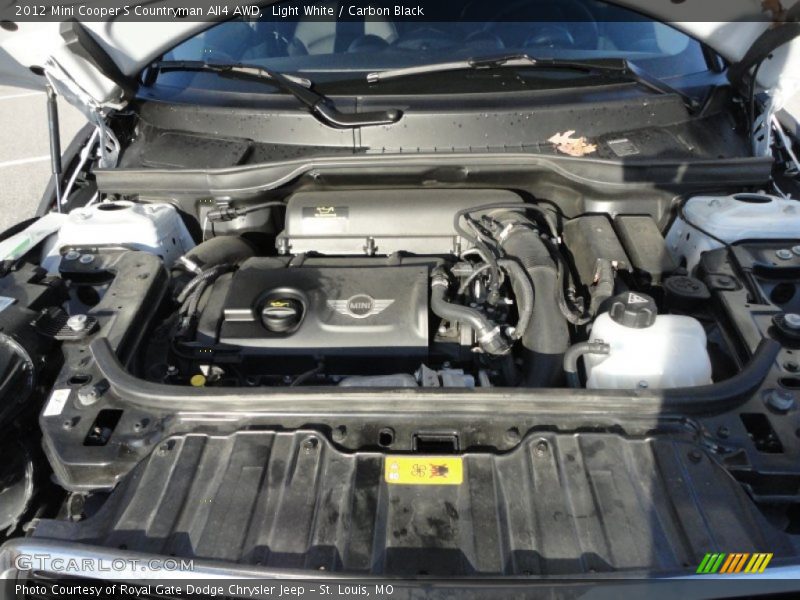 Light White / Carbon Black 2012 Mini Cooper S Countryman All4 AWD