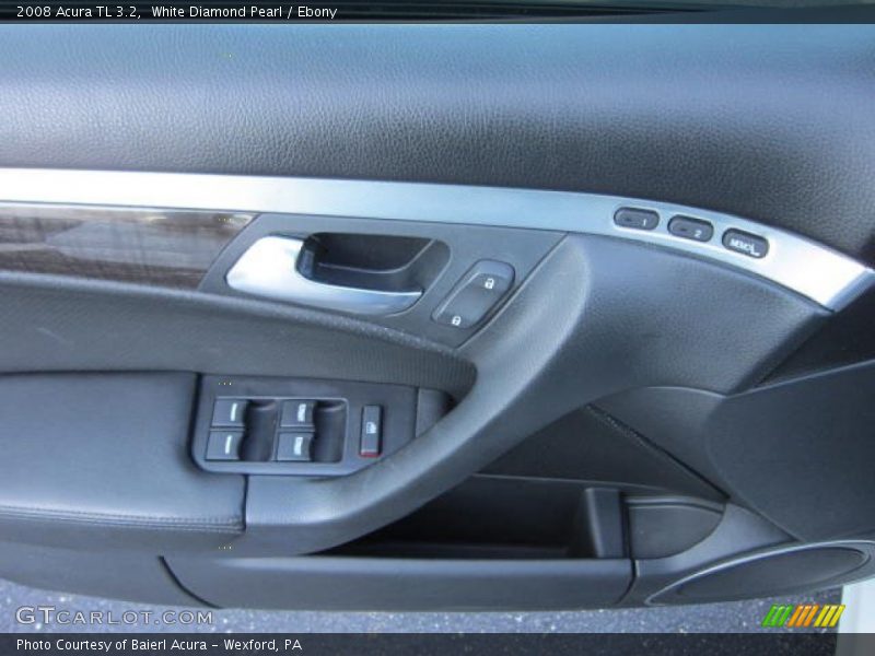 White Diamond Pearl / Ebony 2008 Acura TL 3.2