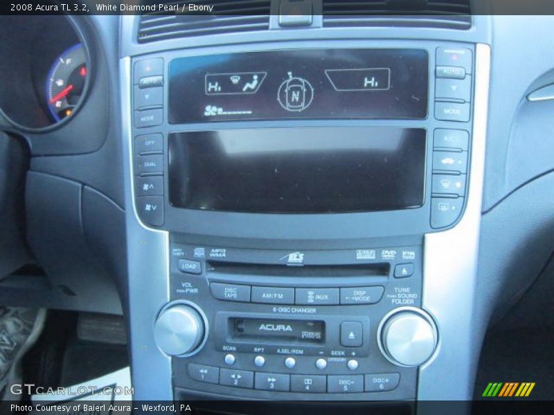 White Diamond Pearl / Ebony 2008 Acura TL 3.2