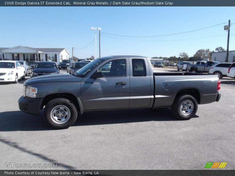 Mineral Gray Metallic / Dark Slate Gray/Medium Slate Gray 2008 Dodge Dakota ST Extended Cab