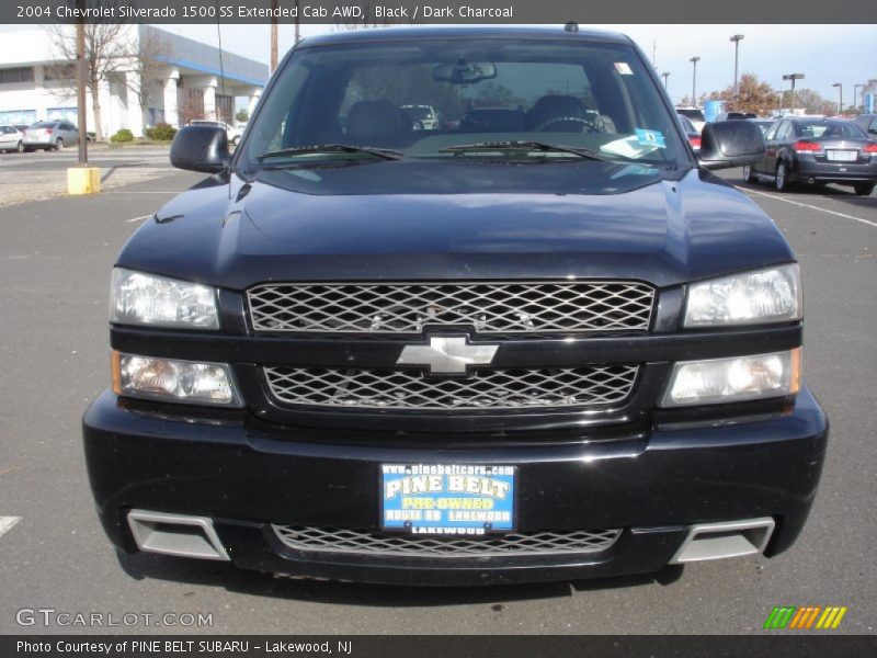 Black / Dark Charcoal 2004 Chevrolet Silverado 1500 SS Extended Cab AWD