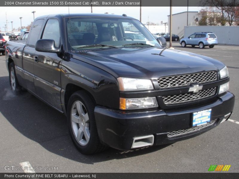 Black / Dark Charcoal 2004 Chevrolet Silverado 1500 SS Extended Cab AWD