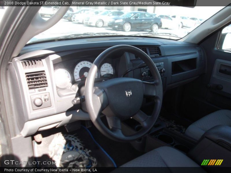 Mineral Gray Metallic / Dark Slate Gray/Medium Slate Gray 2008 Dodge Dakota ST Extended Cab