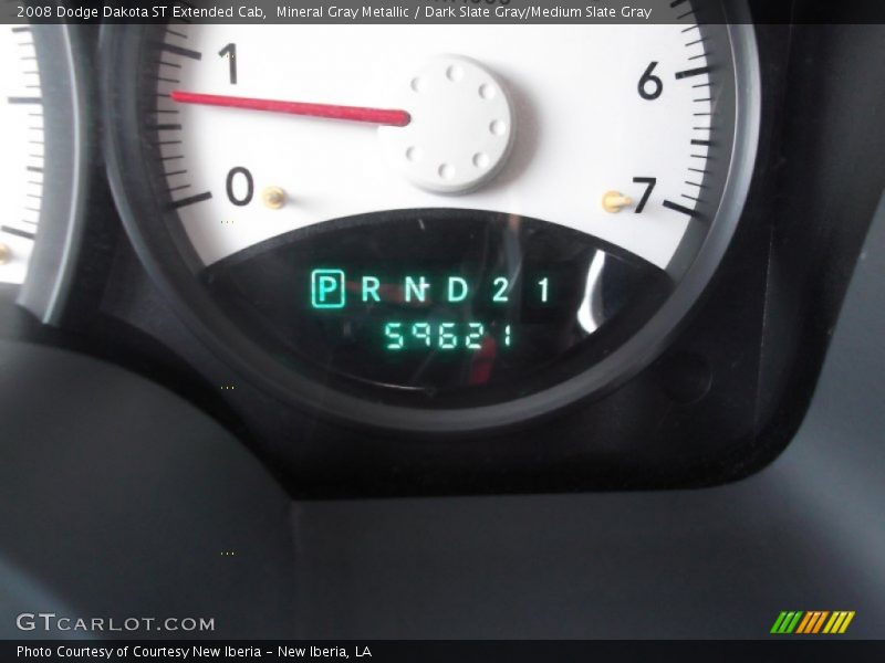 Mineral Gray Metallic / Dark Slate Gray/Medium Slate Gray 2008 Dodge Dakota ST Extended Cab