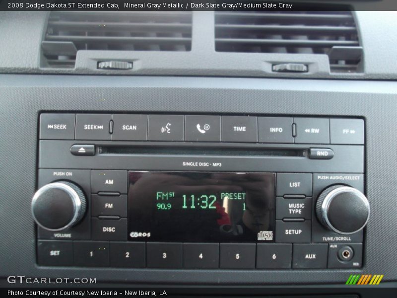 Mineral Gray Metallic / Dark Slate Gray/Medium Slate Gray 2008 Dodge Dakota ST Extended Cab