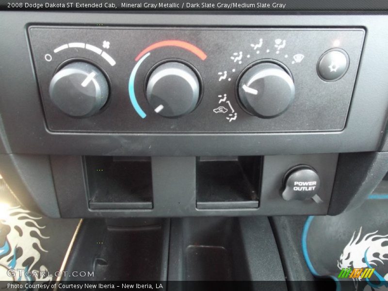 Mineral Gray Metallic / Dark Slate Gray/Medium Slate Gray 2008 Dodge Dakota ST Extended Cab