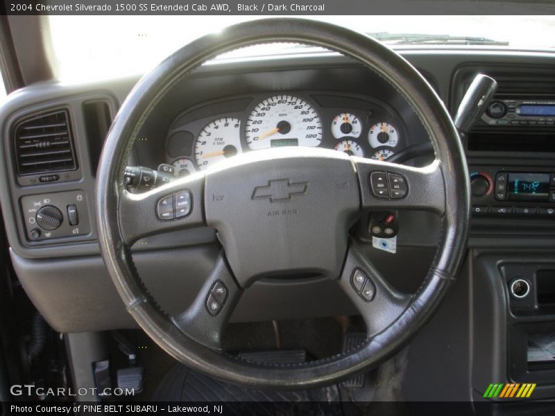 Black / Dark Charcoal 2004 Chevrolet Silverado 1500 SS Extended Cab AWD