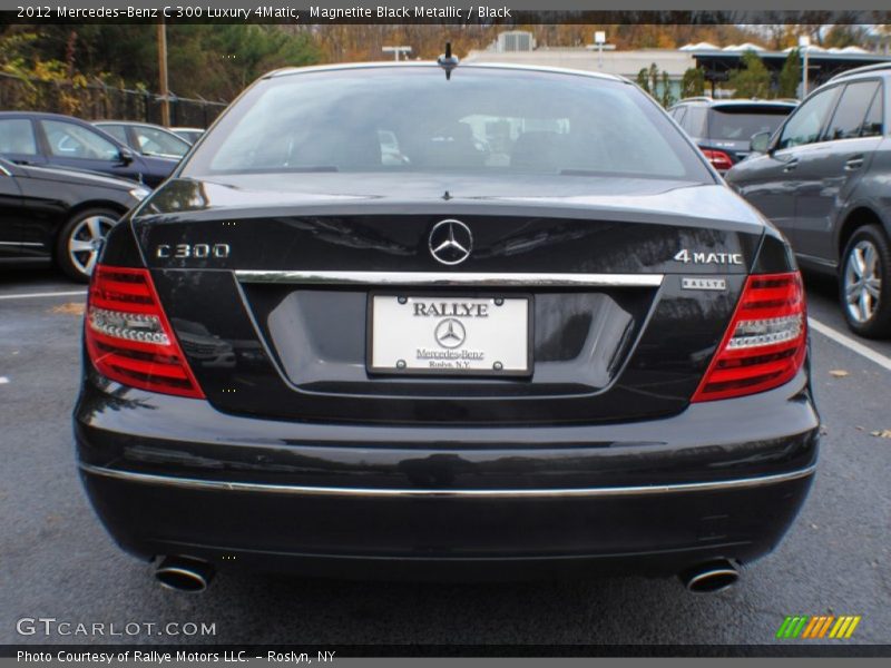 Magnetite Black Metallic / Black 2012 Mercedes-Benz C 300 Luxury 4Matic