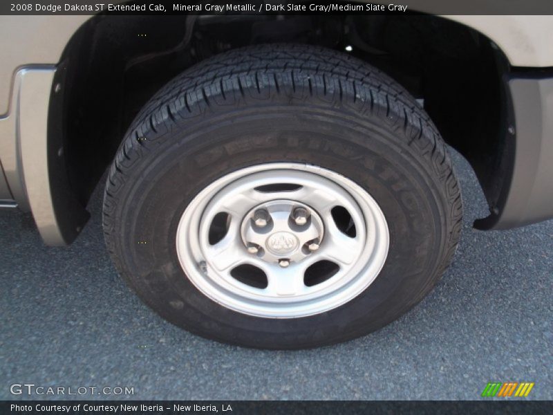 Mineral Gray Metallic / Dark Slate Gray/Medium Slate Gray 2008 Dodge Dakota ST Extended Cab