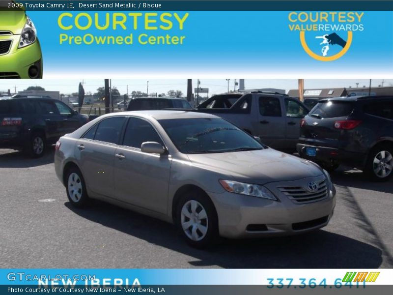 Desert Sand Metallic / Bisque 2009 Toyota Camry LE