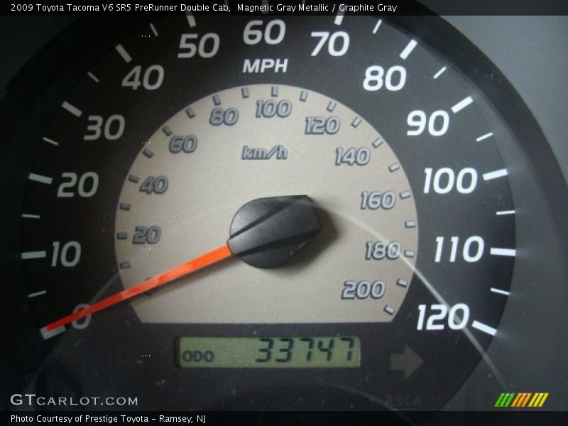 Magnetic Gray Metallic / Graphite Gray 2009 Toyota Tacoma V6 SR5 PreRunner Double Cab