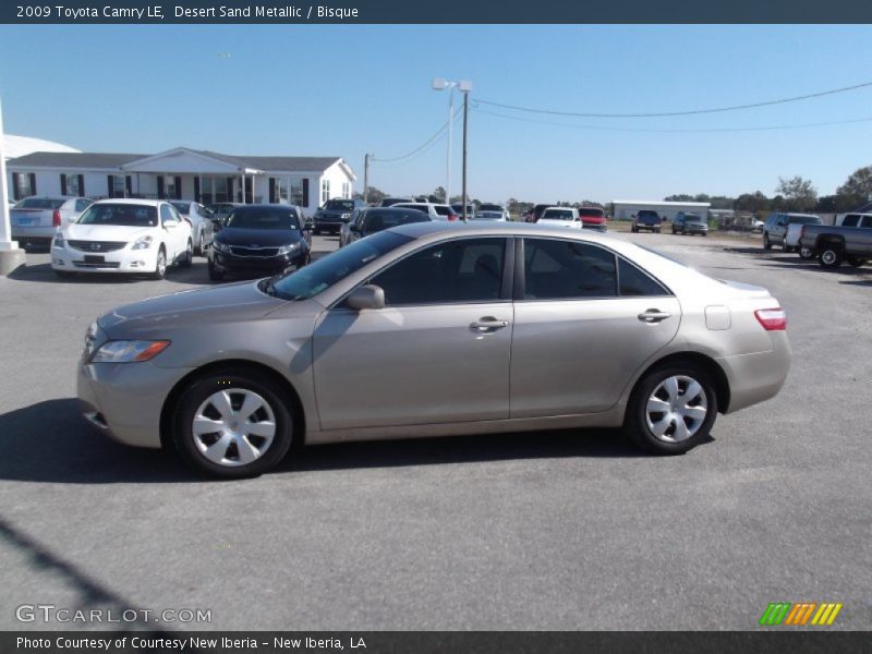Desert Sand Metallic / Bisque 2009 Toyota Camry LE