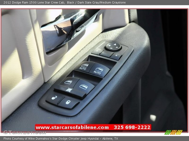 Black / Dark Slate Gray/Medium Graystone 2012 Dodge Ram 1500 Lone Star Crew Cab