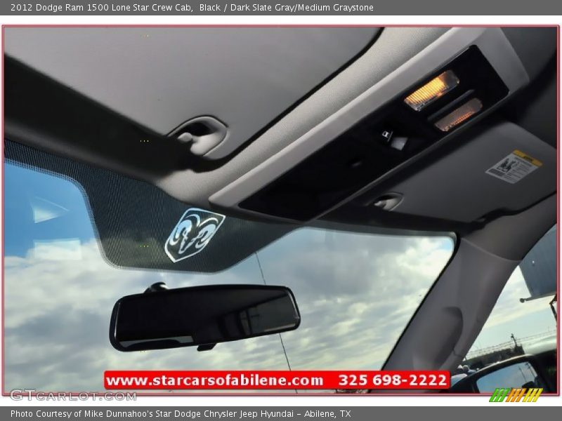 Black / Dark Slate Gray/Medium Graystone 2012 Dodge Ram 1500 Lone Star Crew Cab