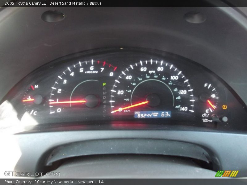 Desert Sand Metallic / Bisque 2009 Toyota Camry LE