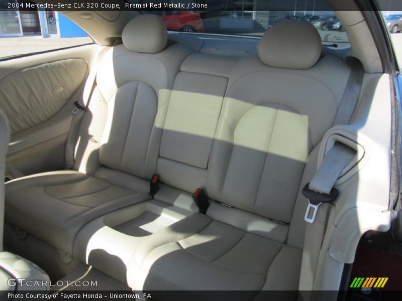 Firemist Red Metallic / Stone 2004 Mercedes-Benz CLK 320 Coupe
