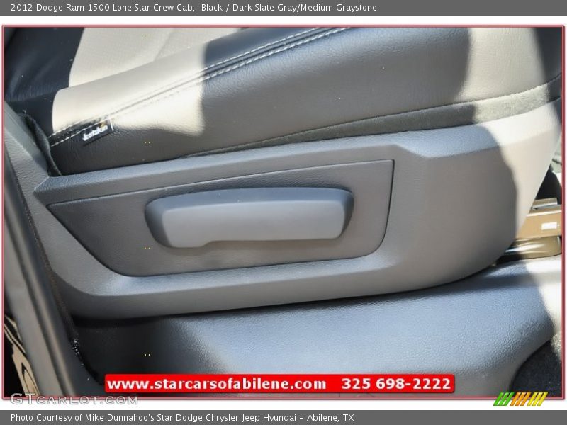 Black / Dark Slate Gray/Medium Graystone 2012 Dodge Ram 1500 Lone Star Crew Cab