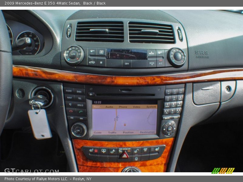Black / Black 2009 Mercedes-Benz E 350 4Matic Sedan