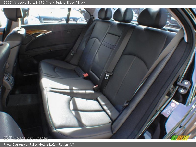 Black / Black 2009 Mercedes-Benz E 350 4Matic Sedan