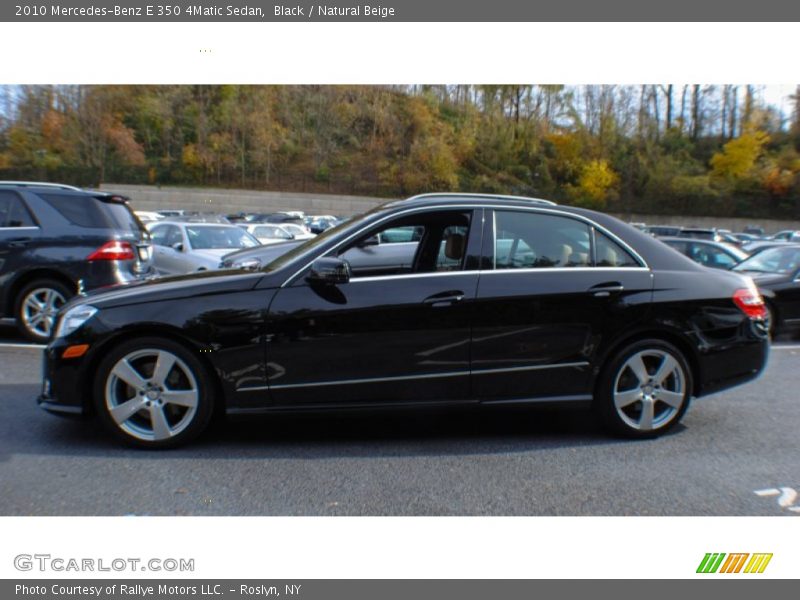 Black / Natural Beige 2010 Mercedes-Benz E 350 4Matic Sedan