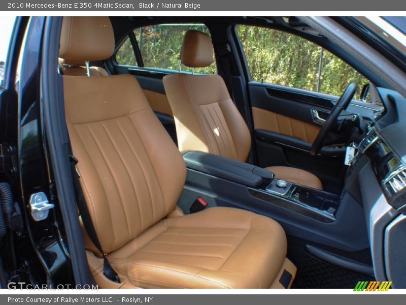 Front Seat of 2010 E 350 4Matic Sedan