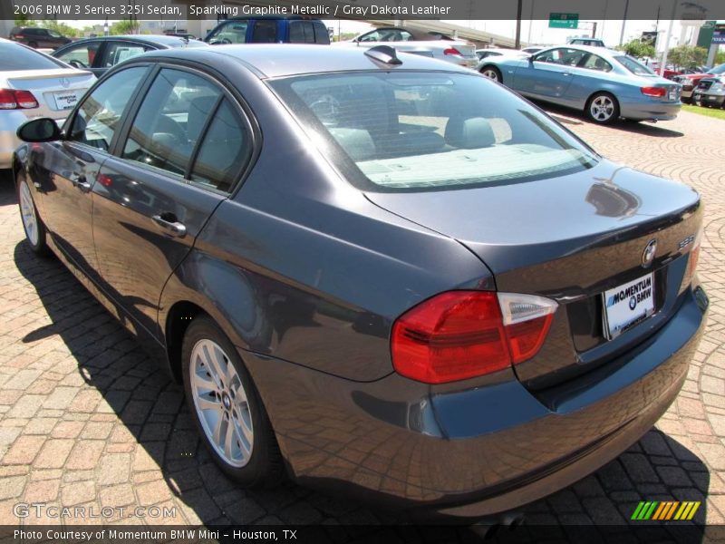 Sparkling Graphite Metallic / Gray Dakota Leather 2006 BMW 3 Series 325i Sedan