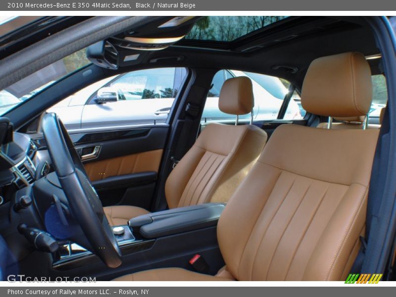 Black / Natural Beige 2010 Mercedes-Benz E 350 4Matic Sedan